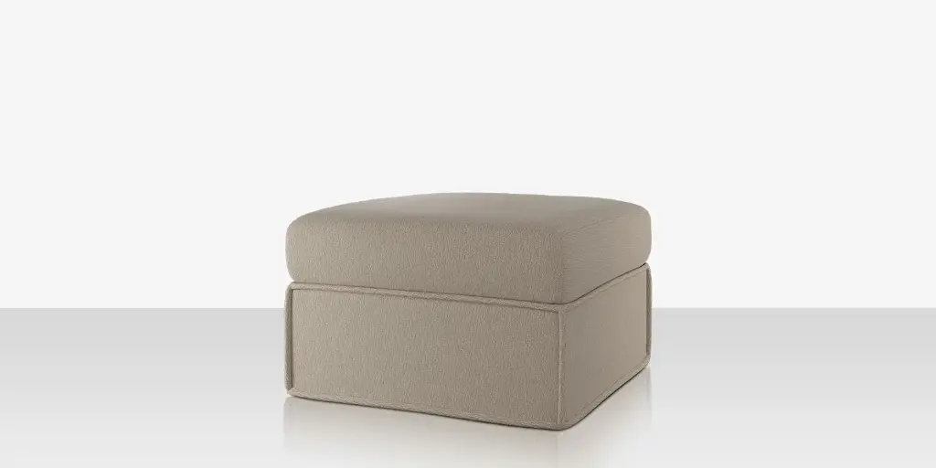 [SF-1041-140-DUN] Luna Ottoman - Improve Dune