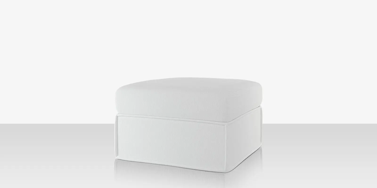 Luna Ottoman - Improve White