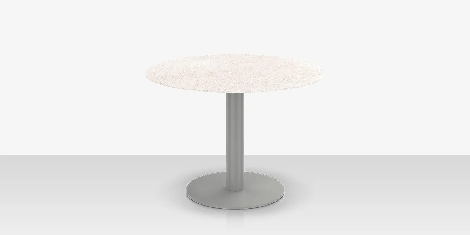 Oliver 42" Round Rimless Porcelain Dining Table Top