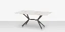 Oliver Emerald Rimless Porcelain Dining Table - Medium