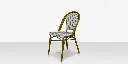 Paris Dining Side Chair - Gray & White