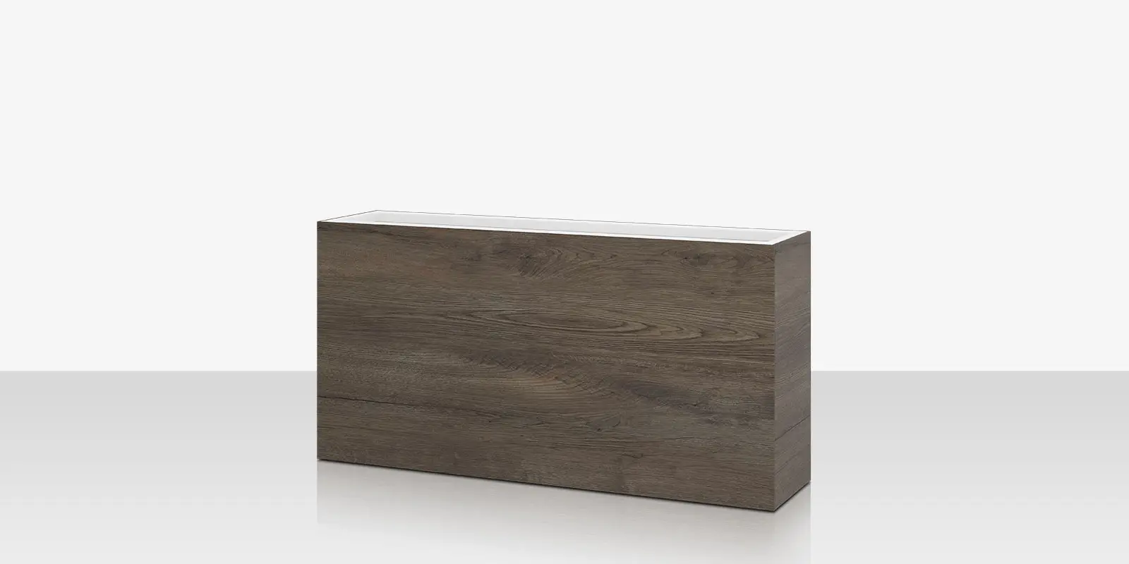 Porcelain Planter - 48" x 12" x 24" - Jungla Teca