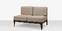 South Beach Armless Loveseat