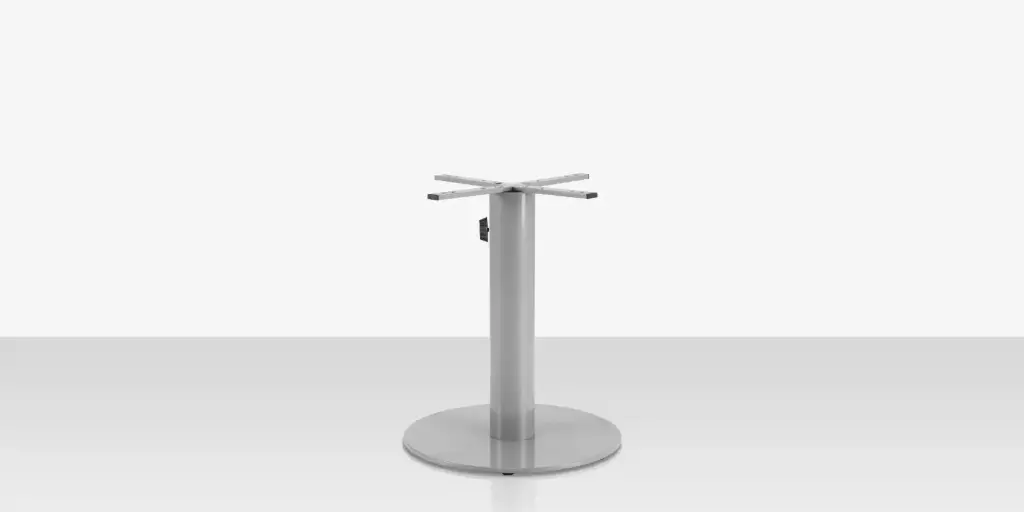 [SF-1008-588U] Verona Large Round Dining Base with Umbrella Option