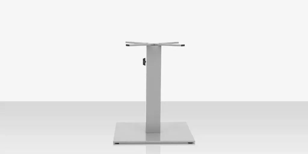 [SF-1008-586U] Verona Large Square Dining Base with Umbrella Option