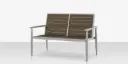 Danish Loveseat - Slatted