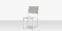 Fusion Dining Side Chair - Tex White - Cloud Duo Sling